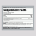 Supplement Facts panel detailing Shilajit 2000 mg Capsules, with 90 capsules per bottle.