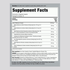 Supplement Facts panel for 8 Mushroom Extract Complex, containing 150 capsules in total.