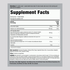 Image showing the Supplement Facts panel for DHT Tablets Formula 60 in detail.
