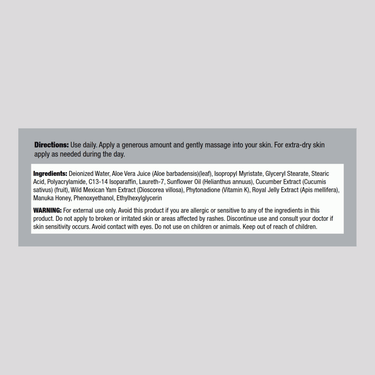 Aloe Vera Moisturizing Cream, 4 oz (113 g) Jar