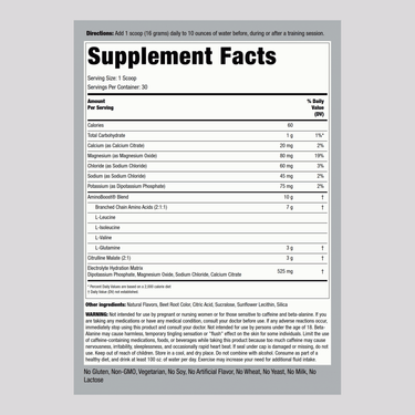 Amino Boost BCAA Powder (Natural Fruit Punch), 16.9 oz (480 g) Bottle