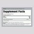 Supplement Facts panel showing details for Hyaluronic Acid 250mg, 200 capsules.