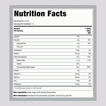 Crystallized Ginger, 1 lb (454 g) Bag