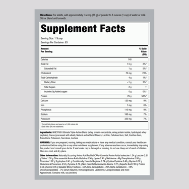 Whey Protein WheyFit (Molten Chocolate Volcano), 5 lb (2.268 kg) Bottle