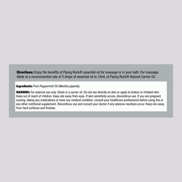 Peppermint Pure Essential Oil (Lab Tested), 2 fl oz (59 mL) Bottle