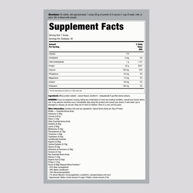 Whey Protein Isolate WheyFit (Natural Vanilla), 2 lb (908 g) Bottle