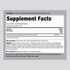 Artichoke 8000 mg 200 Capsules supplement facts panel shown.