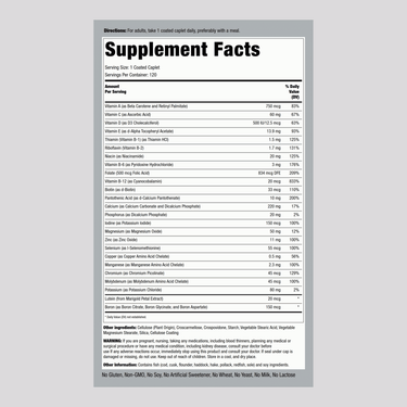 ABC Advanced Senior with Lutein & B-Vitamins, 120 Coated Caplets