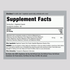 Supplement Facts panel for 10 Magnesium Complex, containing 130 veggie capsules.