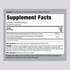 Supplement Facts for African Mango and Green Tea Caps 90 count.