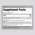 Image shows Supplement Facts for Black Cohosh, 700 mg, 100 Capsules.