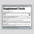 This image shows the Supplement Facts panel for Pycnogenol 50 mg Capsules, containing 60 capsules.