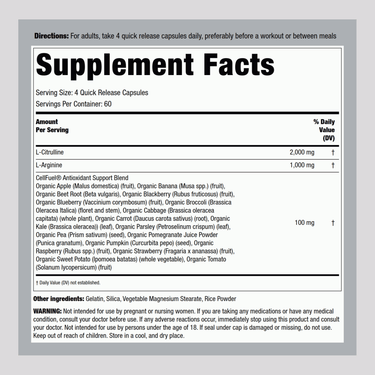 Nitric Oxide Max, 240 Capsules