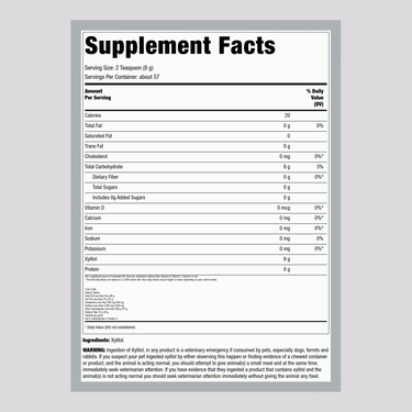 Xylitol (Pure) Non-GMO, 2.5 lbs (1134 g) Powder