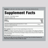 Supplement Facts panel for 1000 mg Aronia (Chokeberry) with 100 capsules.
