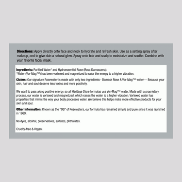 Rose Petals Rosewater, 8 fl oz (237 mL) Bottle