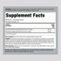 Supplement Facts panel showing details for Wormwood Black Walnut 400 mg, 120 capsules.