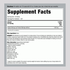 Supplement Facts for Moringa Leaf Powder, 8 oz, with a 2-year shelf life.