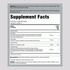 Supplement Facts for RN 3 Day Cleanse with 12 vegetable capsules listed, including all ingredients, serving size, and daily values.