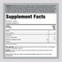 Supplement Facts for NV Kids Calm Sleep with Magnesium and Melatonin in Berry flavor, 60 Gummies.