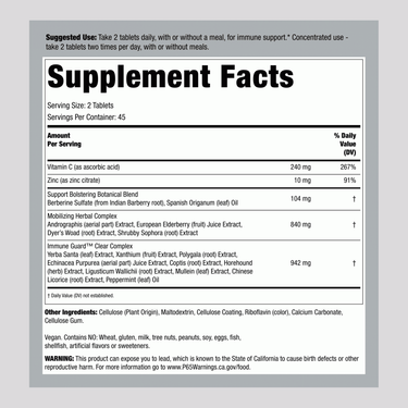 Counter Attack, 90 Vegan Caplets