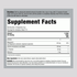 Supplement Facts for NV Calm Sleep Mag + Melatonin.