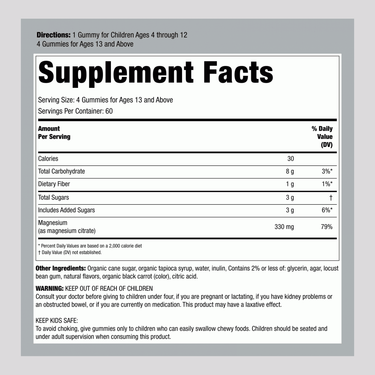 CALM Gummies Raspberry-Lemon Flavor, 240 Tasty Gummies