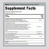 Supplement Facts for RN Digestive 65 B Probiotic DR, 30 capsules, showing nutritional information.