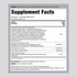 Supplement Facts panel for Men's 65 B Probiotic with 30 capsules.