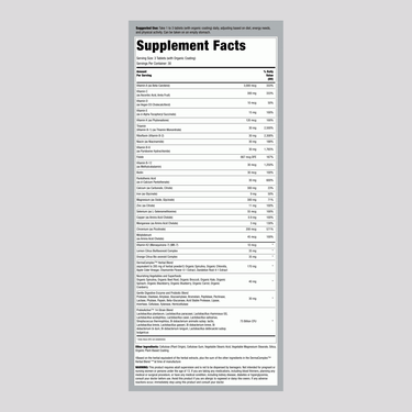 Active Health Teen with DermaComplex + Real Food Nutrients, 90 Vegan Caplets