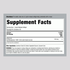 Supplement Facts panel for LN Vitamin K-2 featuring 100 mcg per serving, 60 softgels in a bottle.