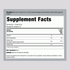 Supplement Facts panel for Completely Clear Organic Prebiotic Fiber, 7 oz (198 g) container.