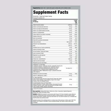 35+ Mom & Baby + Real Food Nutrients, 60 Caplets