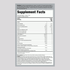 Supplement Facts panel for FL Pre-Workout Intensifier in Juiced Fruit Pump flavor.