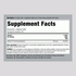Label showing supplement facts for B-12 500 mcg, 250 tablets size.