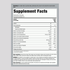Supplement Facts panel for PIP Women's Multi 70 Gummies, detailing vitamins and nutrients included in each serving.