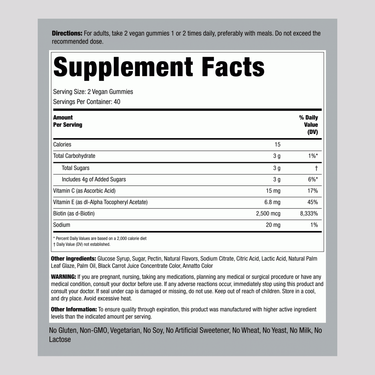 Hair, Skin & Nails (Delicious Fruit), 80 Vegan Gummies