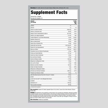 Softgel Multi with Lutein & Lycopene, 60 Quick Release Softgels