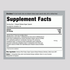 Supplement Facts panel for Ultimate Flora Extra Care 50 Billion GO PACK, featuring 30 vegetable capsules.