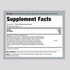 Supplement Facts panel for Ultimate Flora Extra Care, 50 Billion Go Pack, 60 vegetarian capsules.