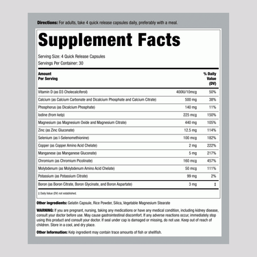 Mega Multi Chelated Minerals, 120 Quick Release Capsules