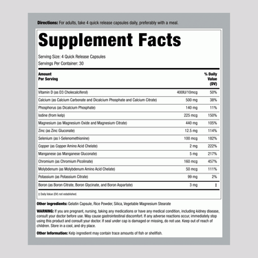 Mega Multi Chelated Minerals, 120 Quick Release Capsules