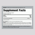 Supplement Facts for Cat's Claw 1000 mg capsules, 200 count.