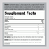 Supplement Facts panel for NV Kids Calm Sleep with Magnesium and Melatonin, Berry flavor, 120 Gummies.