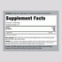 Supplement Facts panel detailing L-Arginine 1000 mg Coated Caplets, pack of 120.