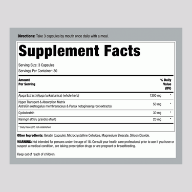Turkesterone 1200 mg, 90 Capsules