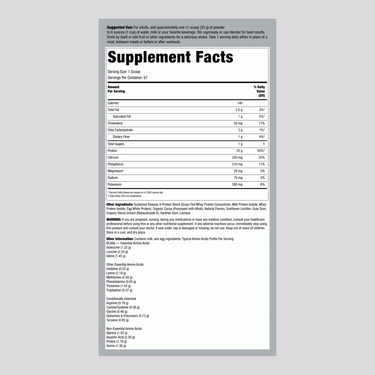 Protein Blend Shake (Natural Chocolate Chip), 5 lb (2.268 kg) Bottle