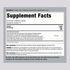 Supplement Facts panel for PIP Resveratrol Berberine Grapesd Q Comp 90 Caps, detailing ingredients and nutritional information.