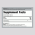 Supplement Facts panel detailing ingredients and nutritional information for NCL neoCreatine Mono.
