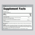 Detailed Supplement Facts panel for Liquid Turmeric Plus Ginger, 2 oz.